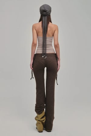 Image of GHOSTBOY - Dazed Knit Pants (Brown)