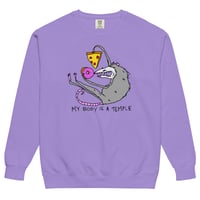Image 10 of temple Unisex garment-dyed sweatshirt 