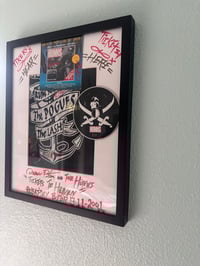 Image 12 of THE HUNNS TIX TO HEAVEN & POGUES T SHIRT FRAMED 