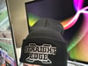 Black West Coast “Straight Edge" Logo Knit Hat With Cuff