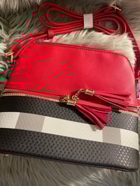 Image 1 of Red Plaid Bag