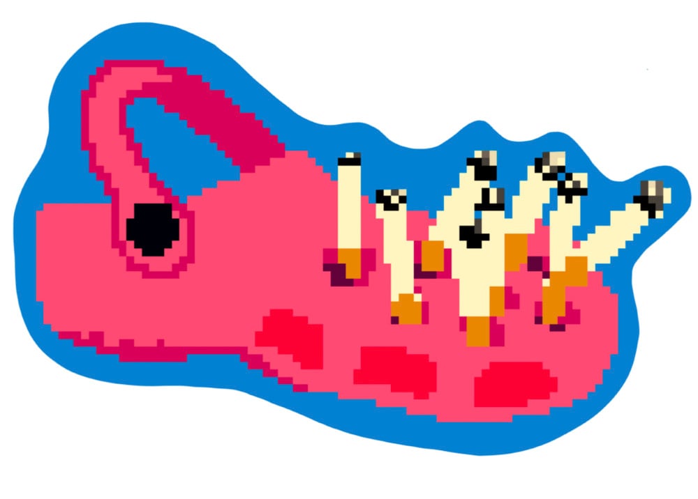 Image of Smokin’ Croc Sticker