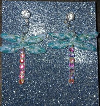 Image 2 of Dragonfly me away  earrings 