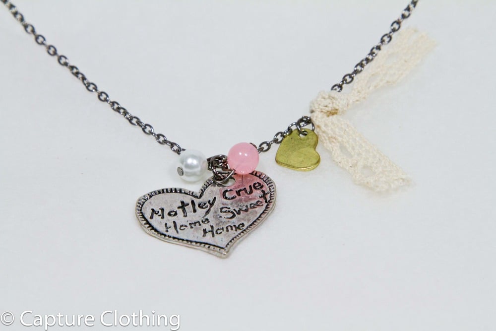 Image of Motley Crue Home Sweet Home necklace 
