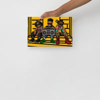 Image 3 of Canvas Print ABC (Amazing Black Children)