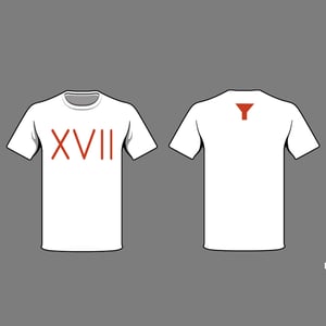 Image of White "XVII" Tee