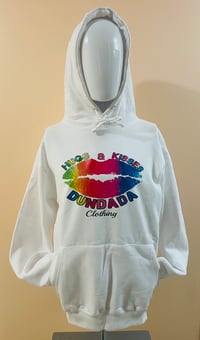 Image 1 of Hugs & Kisses White Pullover Hoodie