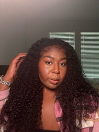 Image 4 of Kinky Curly Lace Front Glueless Wig