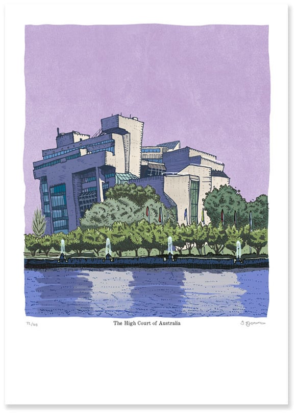 The High Court of Australia Limited Edition Digital Print