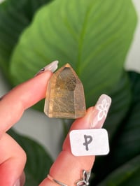 Image 16 of MINI GOLDEN RUTILE IN QUARTZ TOWERS -BRAZIL- CHOOSE YOUR OWN