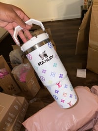 Image 3 of LV Custom Stanley cup