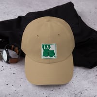 Image 3 of LA 1 dad hat - Highway Green