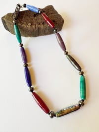 Image 6 of Tapered Tubes Necjlace