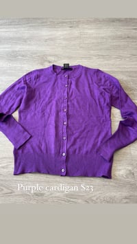 Small - xlarge Purple cardigan