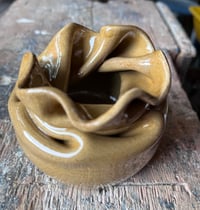 Image 3 of Crumple Vase Ochre