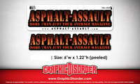 Asphalt-Assault Stickers