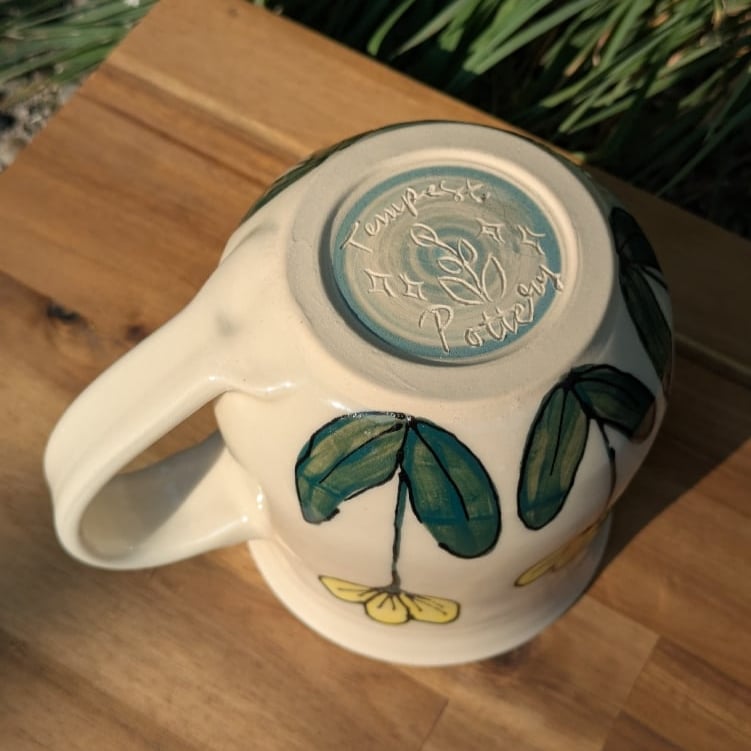 Image of Yellow Flowers Mug