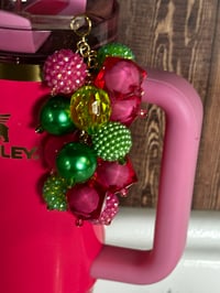 Image 4 of Green & Pink Tumbler Straw Bauble