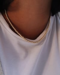 Image 1 of Gold Bead 'Farah' Necklace 