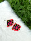 hot pink three petal drops