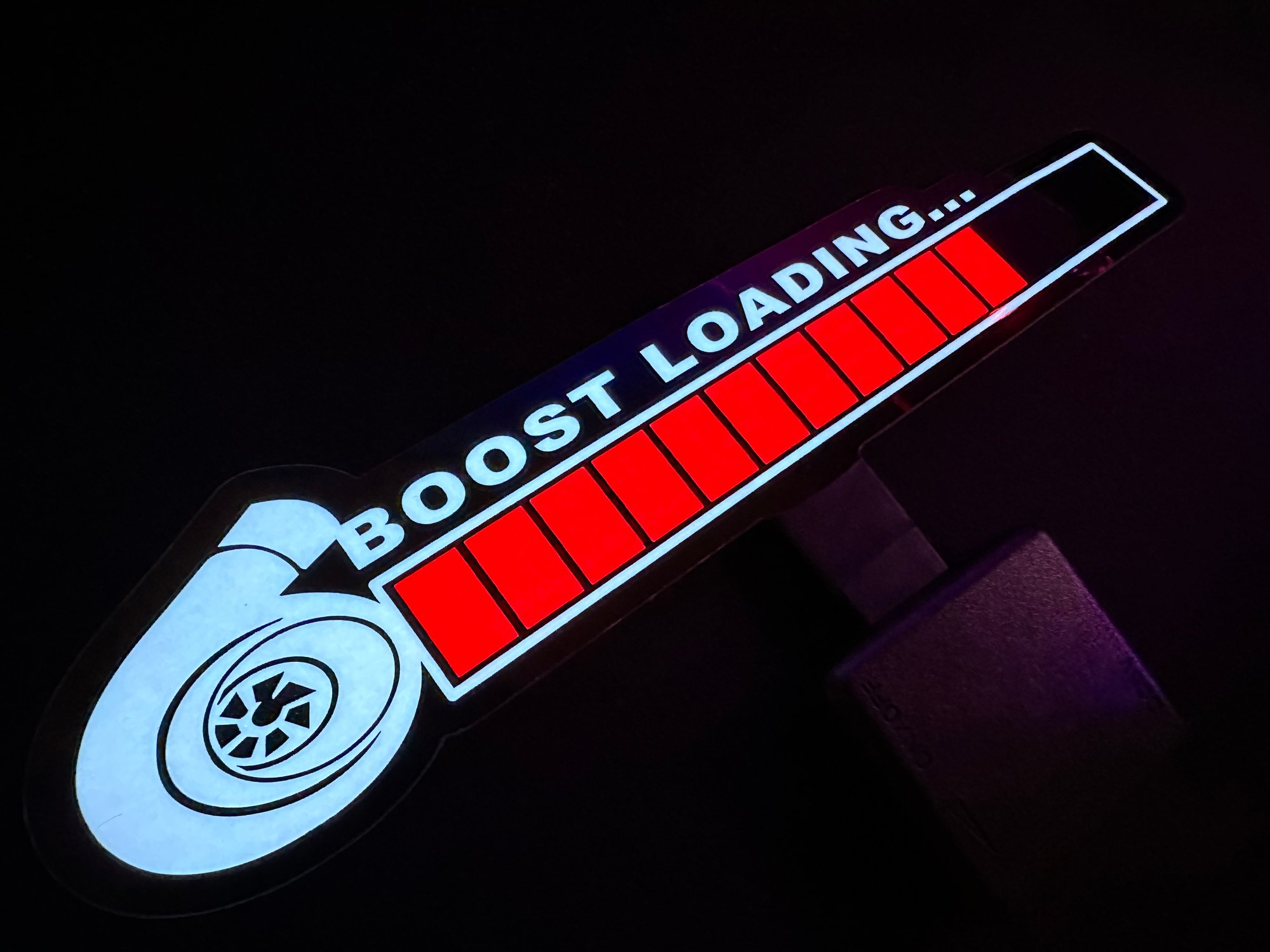 BOOST LOADING - LED Panel - Electric Window Car Sticker | MTA Performance