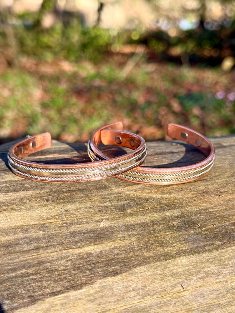 Image of Magnetic Copper Bangle #4