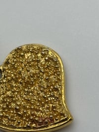 Image 4 of Vintage YSL Heart Clip On Earrings