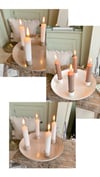 Candle Plates ( 3 Colours to choose from )