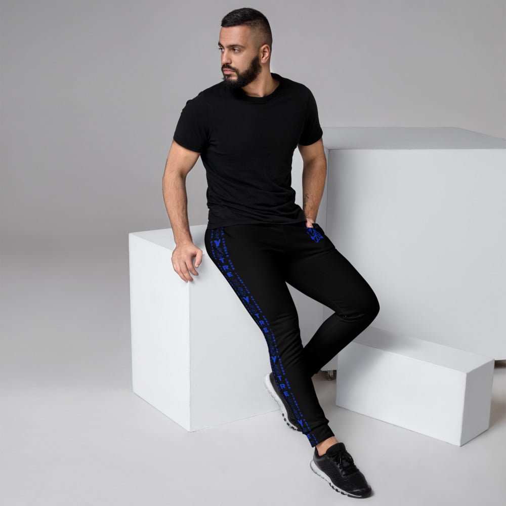 Image of YStress Exclusive Blue and Black Men's Joggers