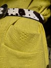 LEMON YELLOW COAT KAFTAN