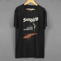 Image 1 of Suspiria Dario Argento Premium T-Shirt – Washed Black Unisex Horror Movie Tee for Men & Women