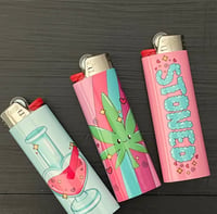 Image 2 of Cute Stoner Chick Lighter Set 🔥