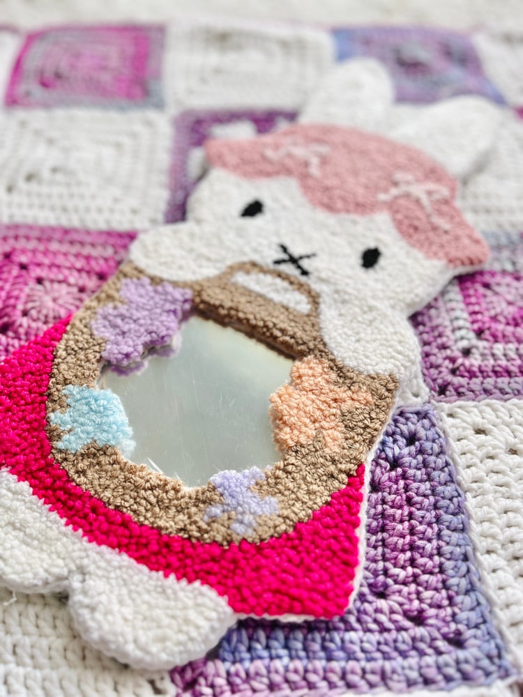 Image of Springtime Bunny ππ - Rug Mirror