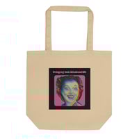 Image 1 of delusional life eco tote bag
