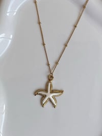 Image 3 of White Starfish Necklace