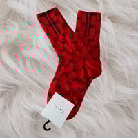 Image 5 of Striped Logo Socks 