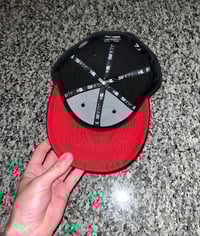 Image 2 of RED BRIM TAMPA BAY RAYS CUSTOM FITTED CAP