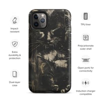 Image 7 of Cuddling Black Cats Goth Inspired Tough Case for iPhone®