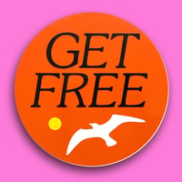 Image 1 of “GET FREE” STICKER 3-PACK.