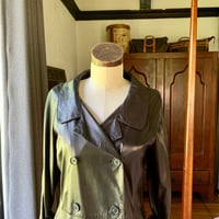 Image 8 of Prada Leather Trench Coat Small