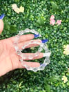 Clear Bamboo Earrings