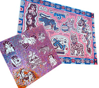 Image 2 of "Opium" Risoprint and sticker pack by PF