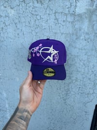 Image 3 of MULTI TONE PURPLE HOUSTON ASTROS CUSTOM FITTED CAP