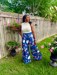 Image 2 of Floral Printed Palazzo Pants