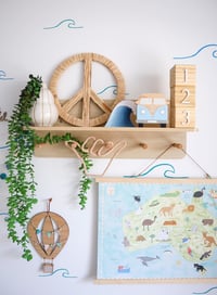 Image 6 of Raffia Peace Sign 30cm ( use drop down menu for colour selection)