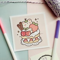 Image 3 of Cake Bear Art Print