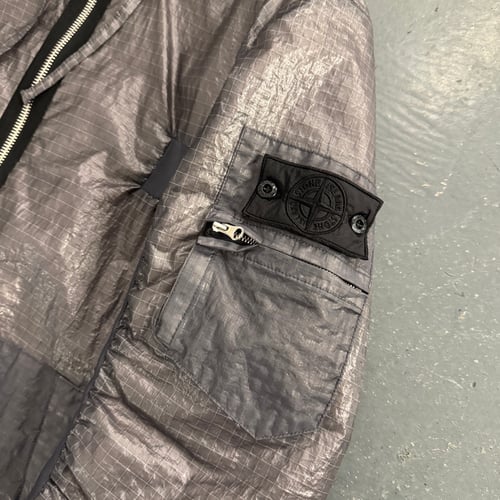 Image of AW2019 Stone Island Shadow Project Dual Grid Nylon Parker, size large