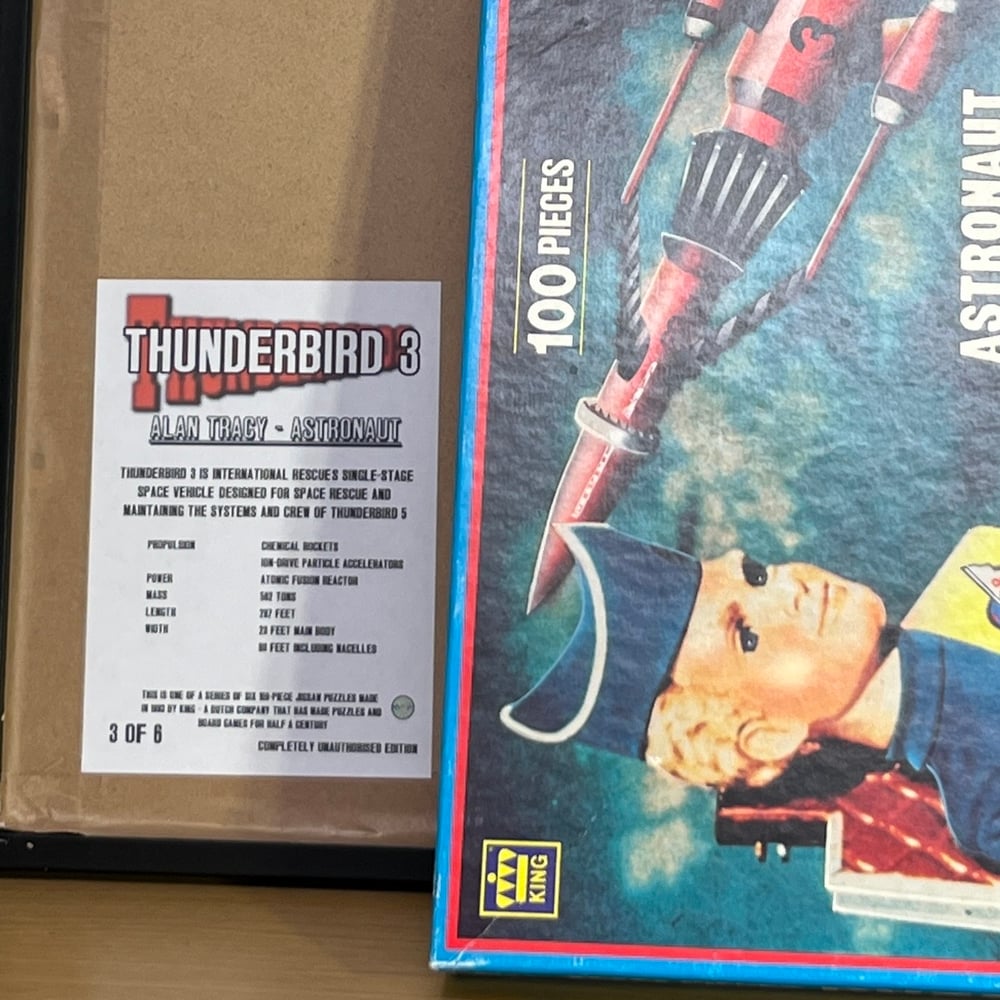 Thunderbirds - Alan Tracy and Thunderbird 3, 100-piece Jigsaw by King, 1993