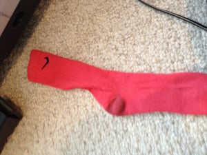 Image of RED NIKE SOCKS