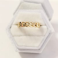 Image 1 of Cuban Link Ring
